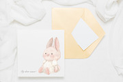Cute Bunny. Clipart Watercolor, an Animal Illustration by sheincar (Thumbnail 3 of 4)