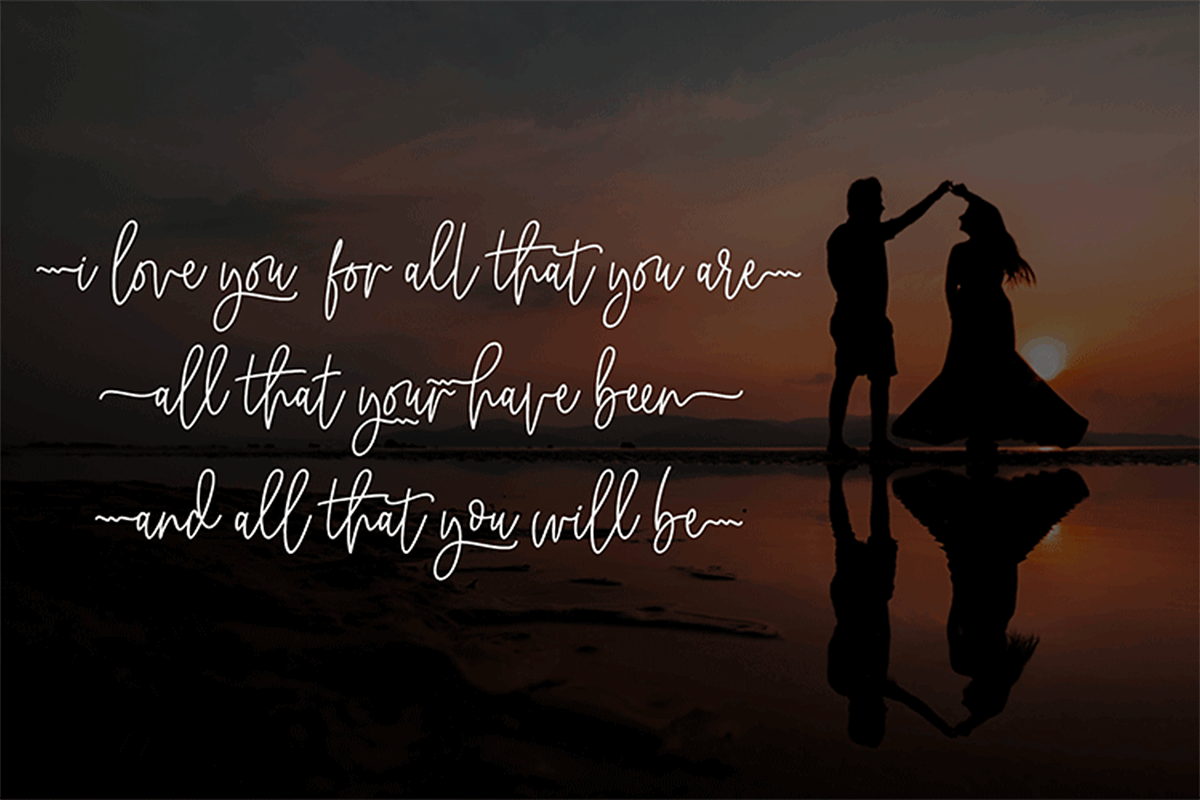 Mouctan Duo, a Script Font by Meutuwah (Photo 9 of 9)
