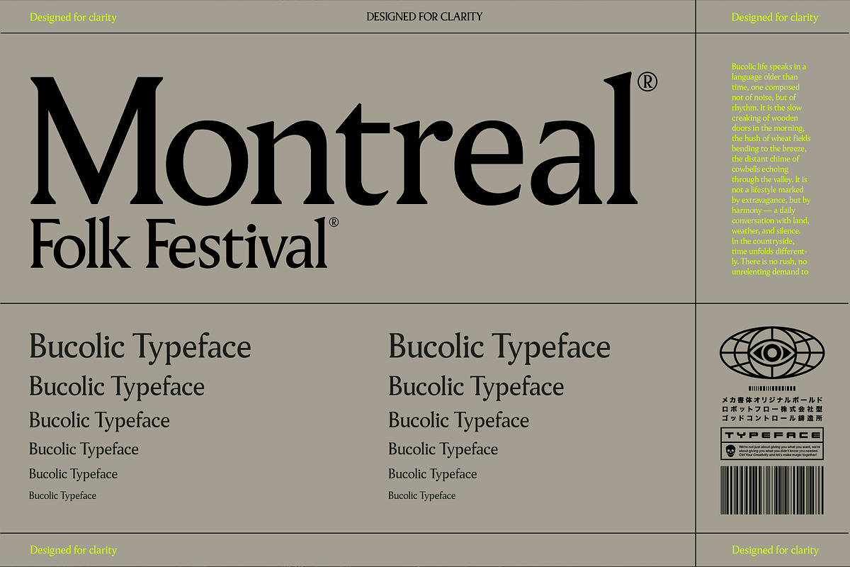 Pavilion Serif Typeface, a Serif Font by God Control (Photo 2 of 12)