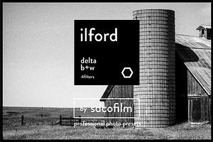 Ilford Delta BW Film-LR & Photoshop