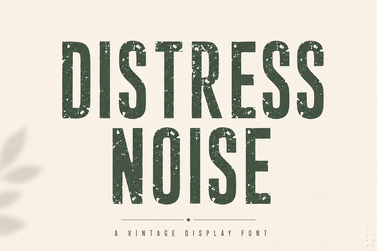 Distress Noise – Vintage Font, a Sans Serif Font by Limited.studio (Photo 1 of 6)