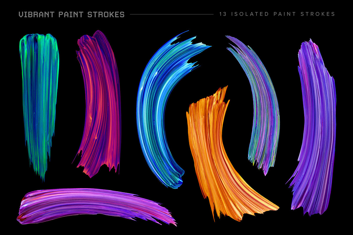 Vibrant Paint Strokes Bundle, a Texture Graphic by Chroma Supply (Photo 17 of 23)