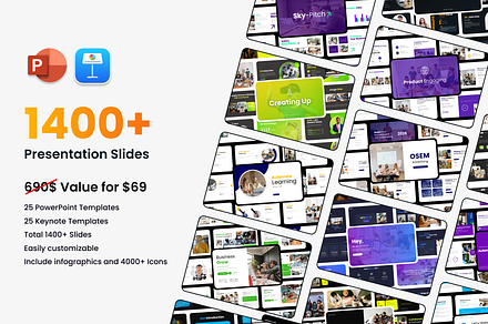 1400+ Presentation Slides Bundle