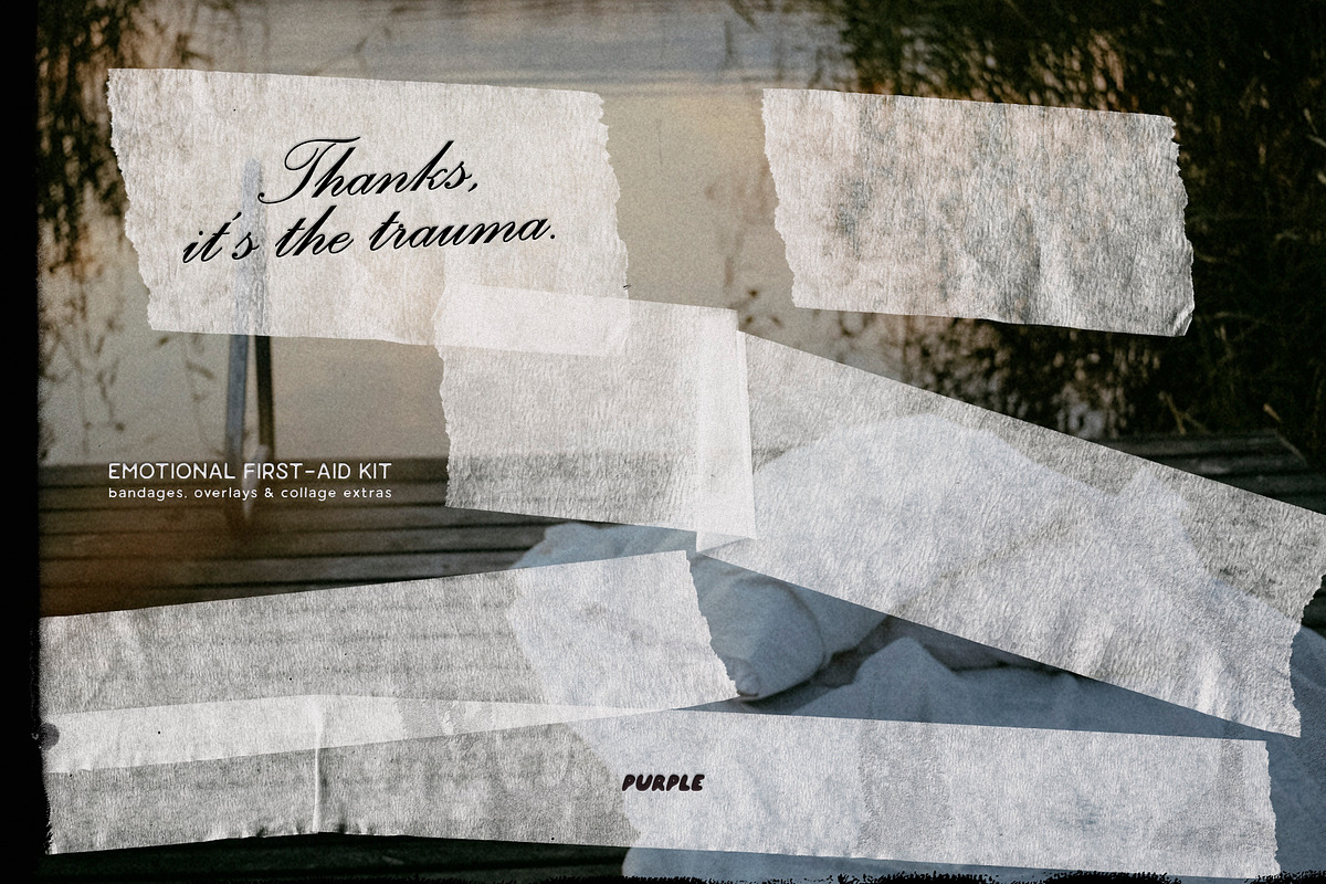 Thanks, it's the trauma: collage, an Object Graphic by Purple (Photo 10 of 11)