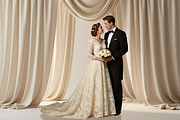 Elegant Curtain Digital Backdrop, a Background Graphic by 3Motional (Thumbnail 2 of 19)