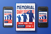 Memorial Day Flyer Set, a Flyer Template by Annora Studio (Thumbnail 3 of 6)