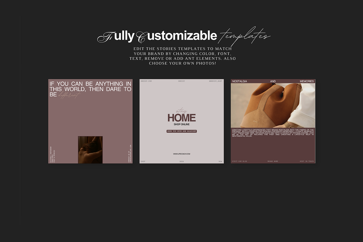 Social Media Canva Templates, a Social Media Template by Prapti Design