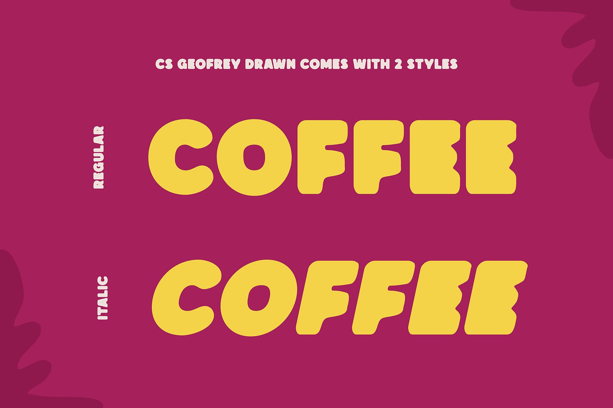 CS Geofrey Drawn, a Sans Serif Font by Craft Supply Co. (Photo 3 of 8)