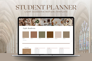 Notion Template Light Academia