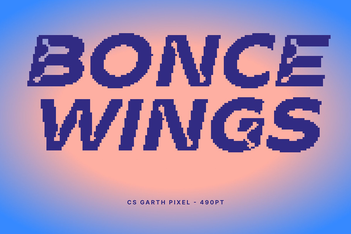 CS Garth Pixel, a Sans Serif Font by Craft Supply Co. (Photo 7 of 8)