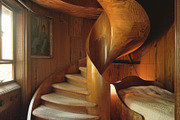 69 Spiral wooden staircases, an Architecture Photo by Handmadefont (Thumbnail 17 of 73)