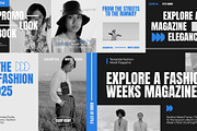 Fashion Magazine Weeks, a Social Media Template by Loin Studio (Thumbnail 1 of 2)