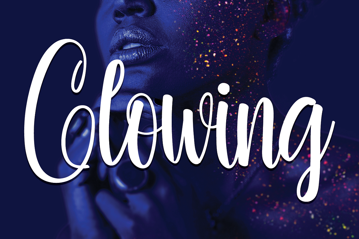 Glowing, a Handwritten Font by Majelis Font (Photo 4 of 7)