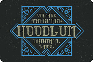 Hoodlum Label Font