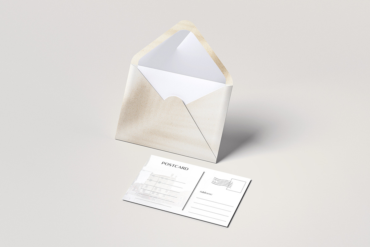 Postcard Mockup, a Card Template by graphicstory (Photo 2 of 5)