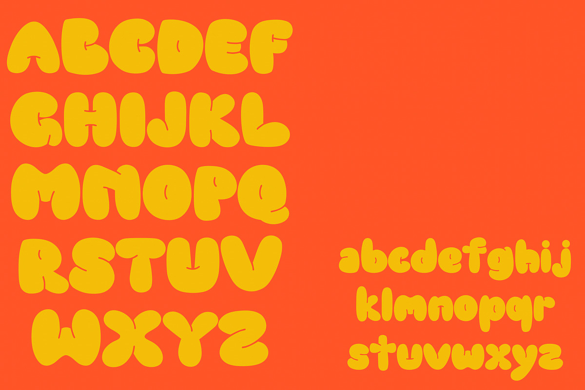 Bubble Bloom - Display Font, a Handwritten Font by aeys_land (Photo 2 of 5)