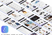 eCommerce Mobile App Design, an UI Kit Template by App Innovation (Thumbnail 2 of 7)