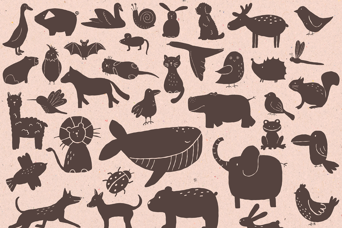 Animal hand-drawn elements, an Object Illustration by StudioSonna (Photo 5 of 6)