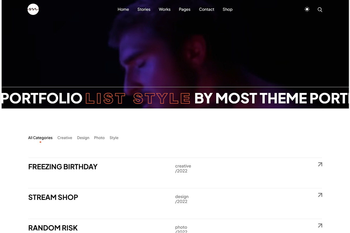 Creative Agency and Portfolio Theme, a WordPress Template by Design Spade (Photo 4 of 9)
