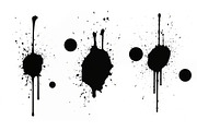 Black ink splash. 61 images, a Decorative Illustration by Handmadefont (Thumbnail 12 of 13)