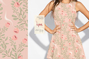 Hyena and protea seamless vector set, a Pattern Graphic by PatternsBlooming (Thumbnail 6 of 6)