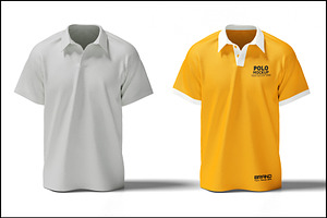 Polo Shirt Mockup, a Shirt Mockup by GraphicsPixel