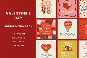 Valentine's Day Social Pack