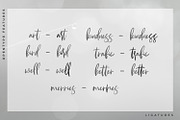 Andaretta, a Script Font by Ditatype (Thumbnail 3 of 7)
