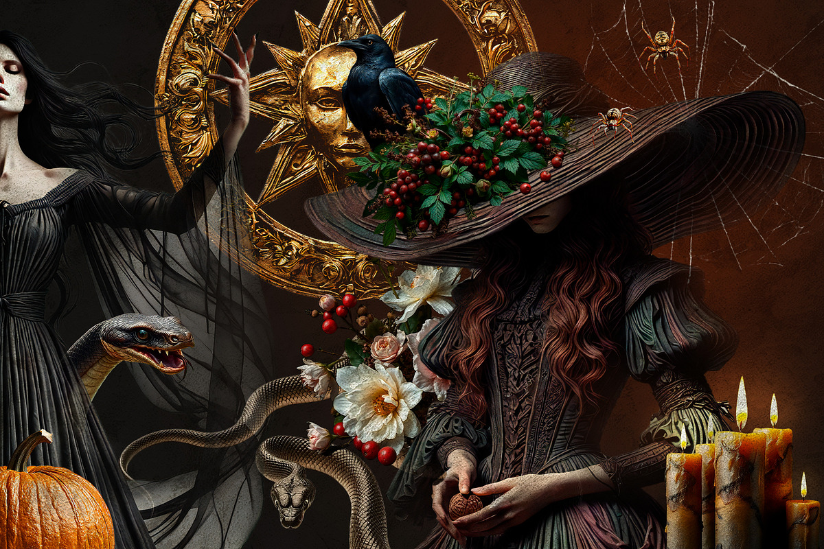 The Witch's Tale Mystical Collage, an Object Graphic by Anna Babich (Photo 3 of 9)
