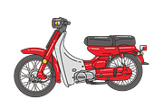 Yamaha V75 Vector, an Illustration by tipudaya (Thumbnail 1 of 6)