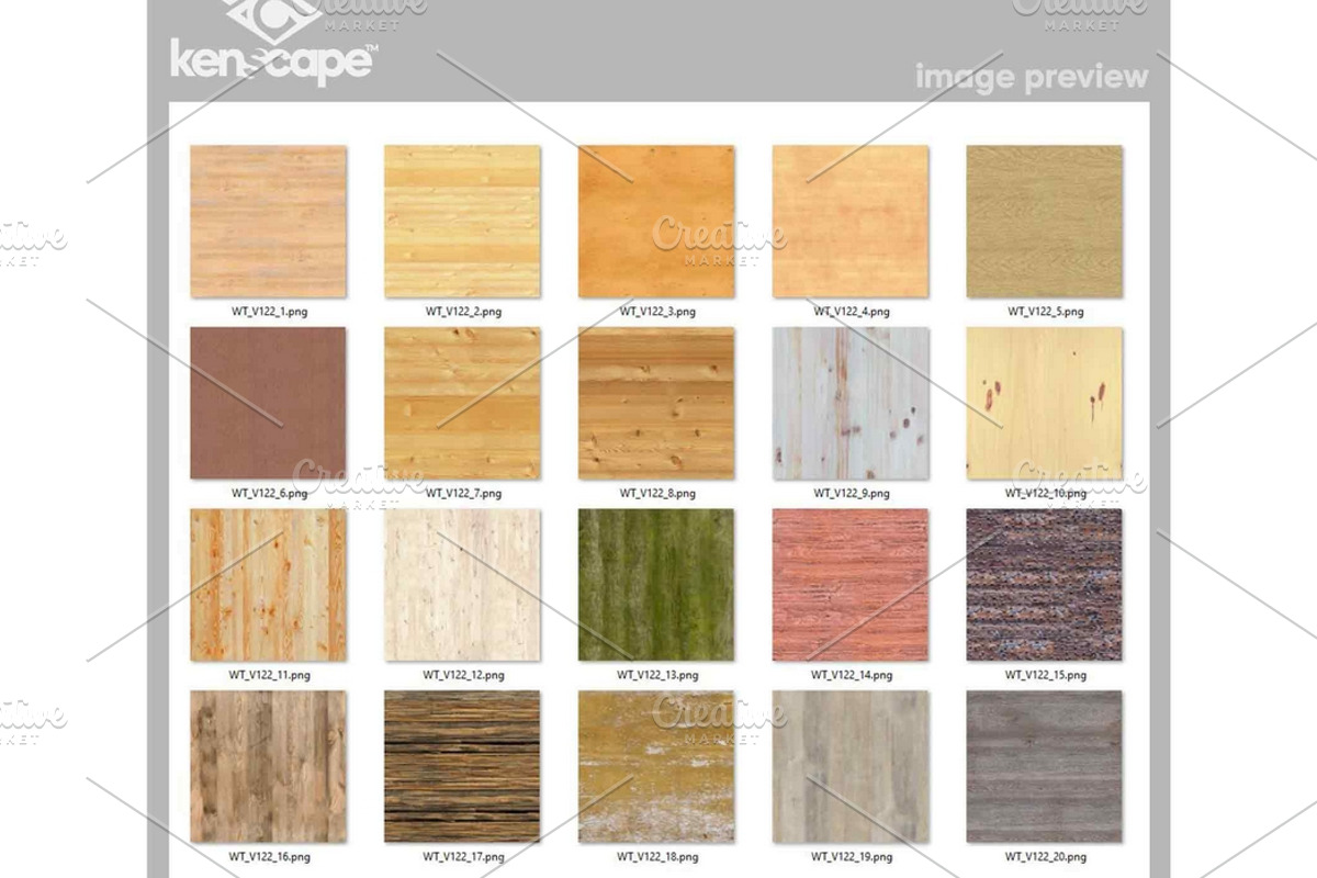20 Seamless Wood Tile Textures, an Architecture Photo by KenScape (Photo 3 of 3)