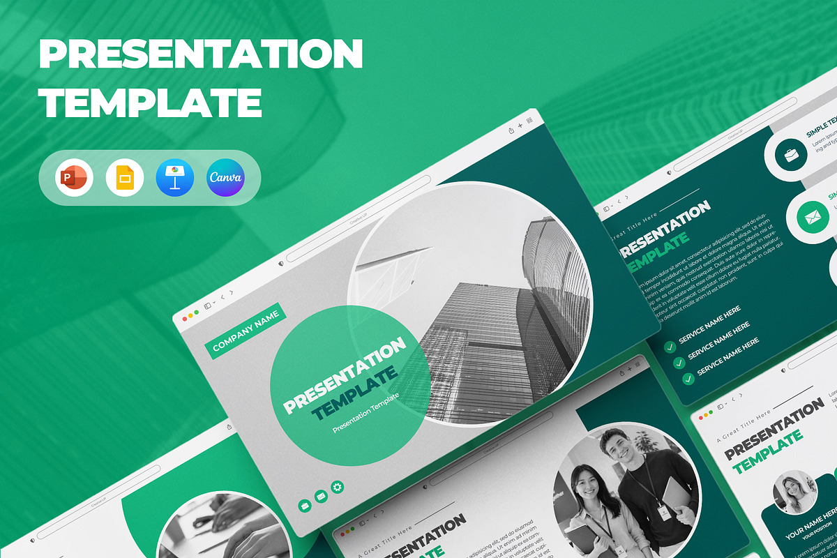 Clean FinTech Pitch Deck, a Presentation Template by CreativeUP (Photo 1 of 6)