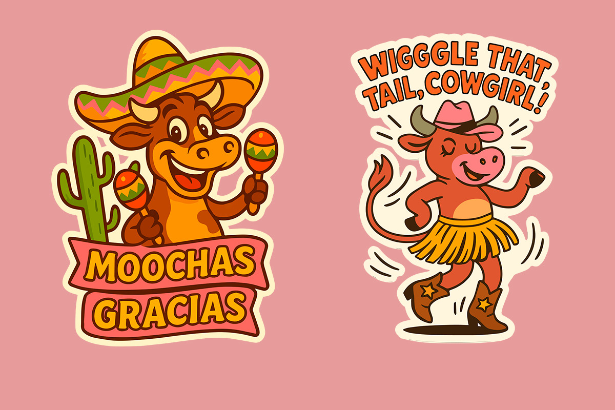 Western Cowgirls Club – Boho Cow SVG, an Object Illustration by LaVika (Photo 10 of 12)