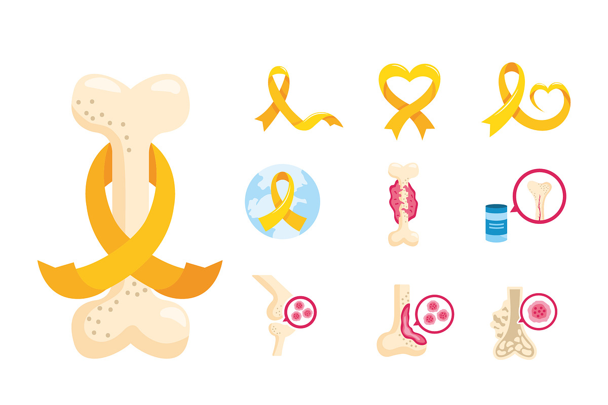 Sarcoma Day Illustration Set