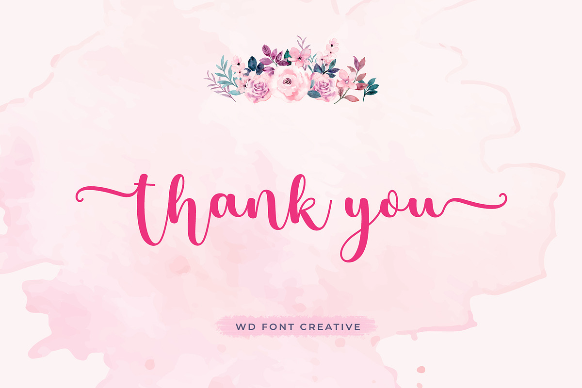 Rothyna Script | Modern Wedding Font, a Script Font by WDfont (Photo 8 of 8)
