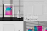 Pack of Frames Mockup, a Household Mockup by Mego-studio (Thumbnail 5 of 7)