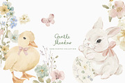 Easter Spring wildflower meadow set, a Decorative Illustration by Grace Noboa Illustrations (Thumbnail 2 of 14)