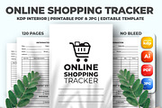 Online Shopping Tracker KDP Interior, a Templates & Theme by M9 Design (Thumbnail 1 of 3)