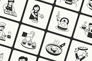 Animated Cooking and Baking Doodle, an Outline Icon by Vectors Market (Thumbnail 4 of 5)