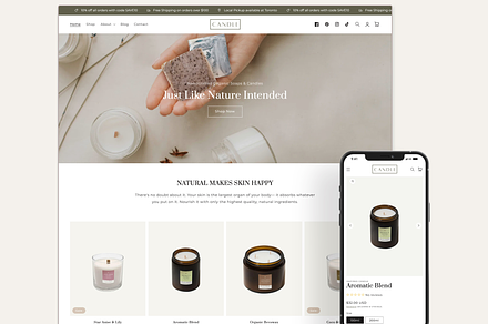 Candle - Beauty Shopify Theme, a Shopify Template by InspiredTheme