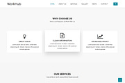 WorkHub - Business HTML5 Template, a Bootstrap Template by DotThemes (Thumbnail 2 of 5)