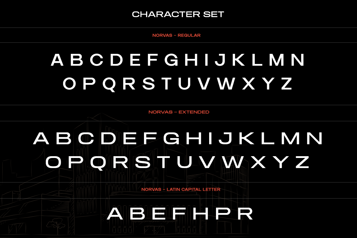 Extended Sans Serif - Norvas, a Sans Serif Font by Say Studio (Photo 7 of 11)