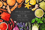 Spices and Herbs Bundle, a Food Illustration by GreyLilac (Thumbnail 1 of 6)