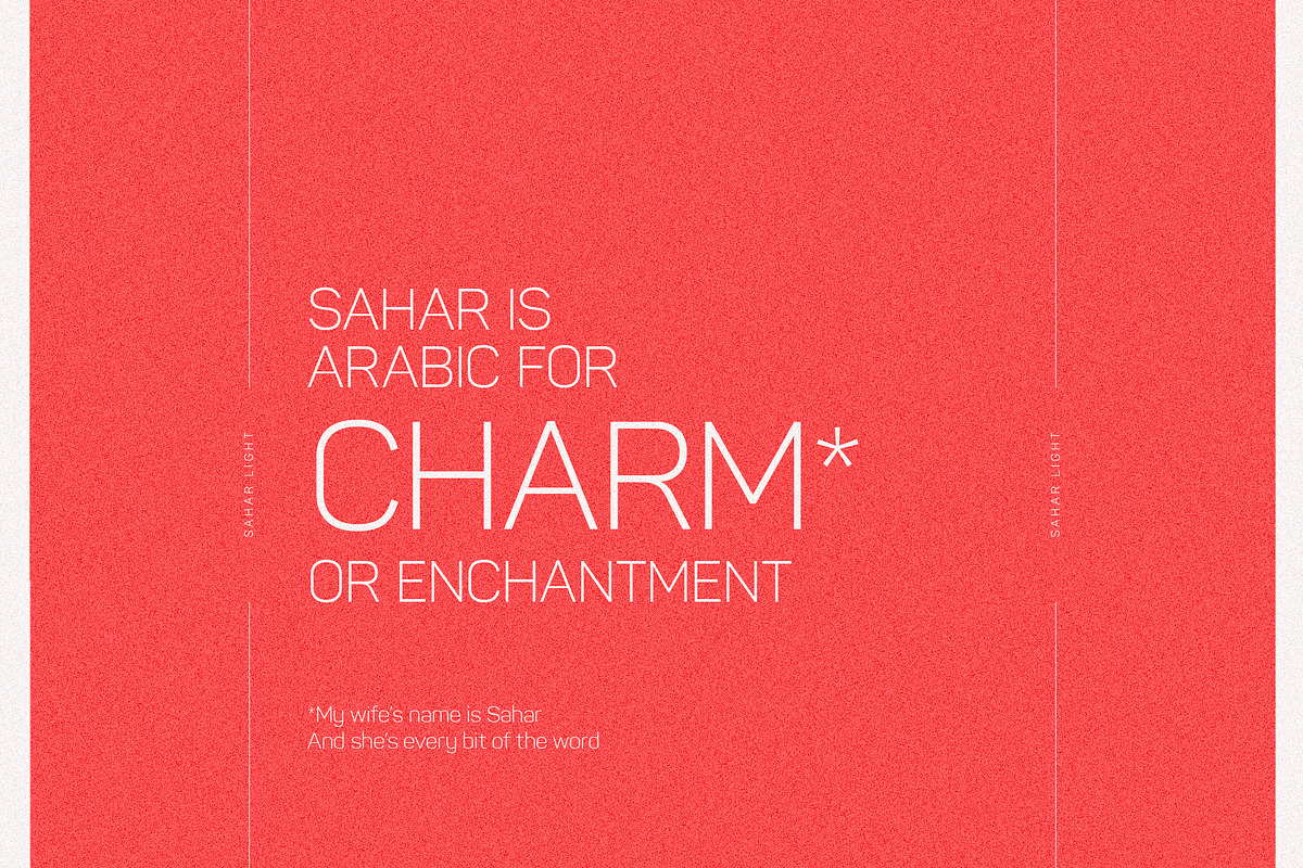 Sahar Light (Roman & Italic) preview 3