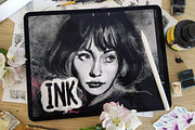 Ink  for Procreate, a Brush Add-On by Graphics Resources (Thumbnail 11 of 12)