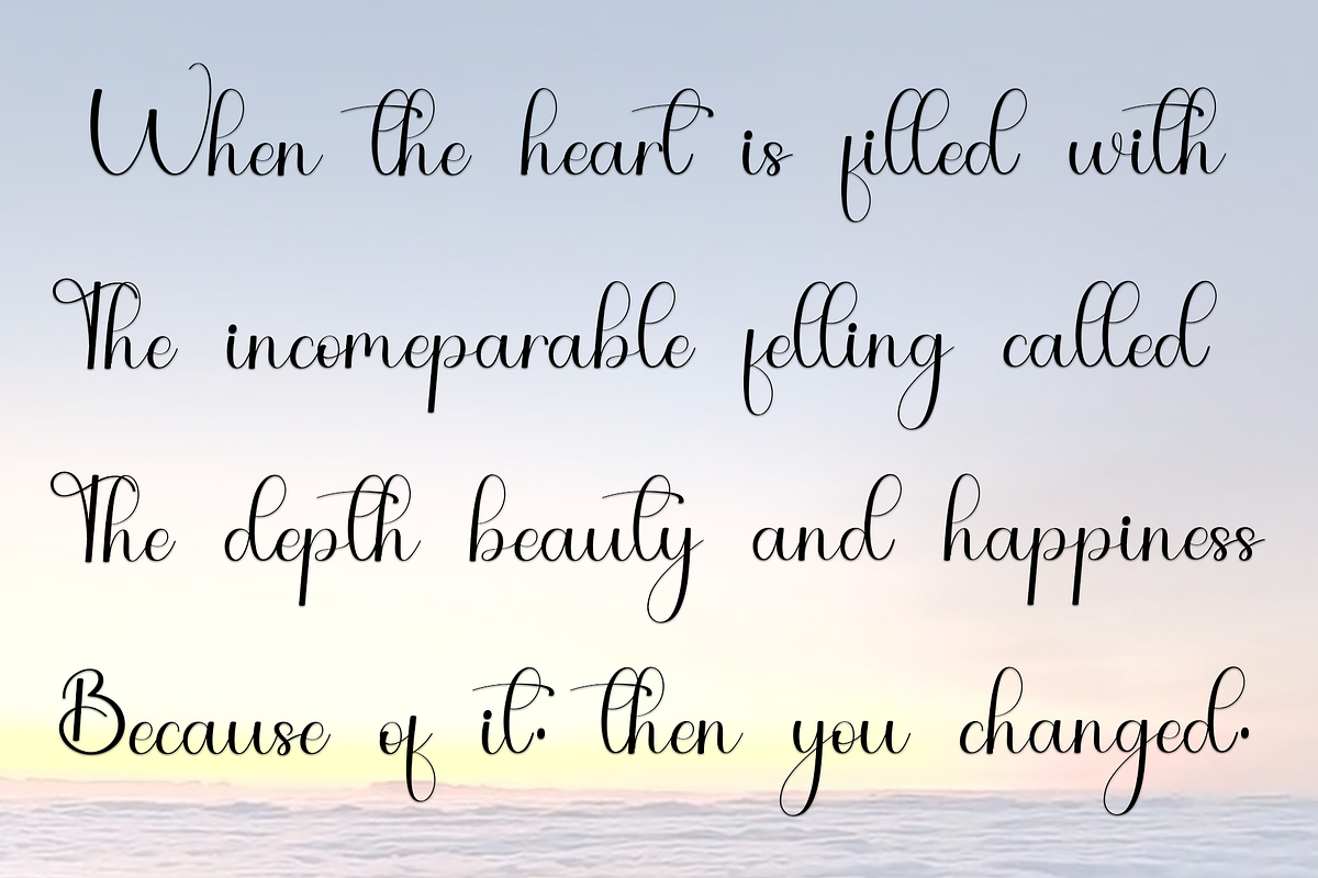 Rainbow, a Handwritten Font by FreshTypeINK (Photo 6 of 8)