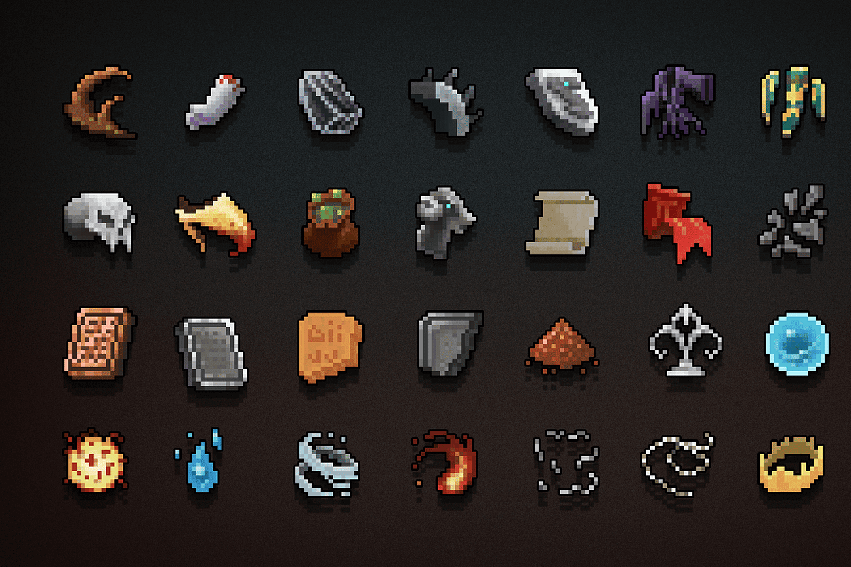 2D Pixel - RPG Icon, a Solid Icon by LAYERLAB (Photo 15 of 16)