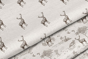 Rustic Hunting Toile Patterns, a Pattern Graphic by Ette Design (Thumbnail 6 of 9)