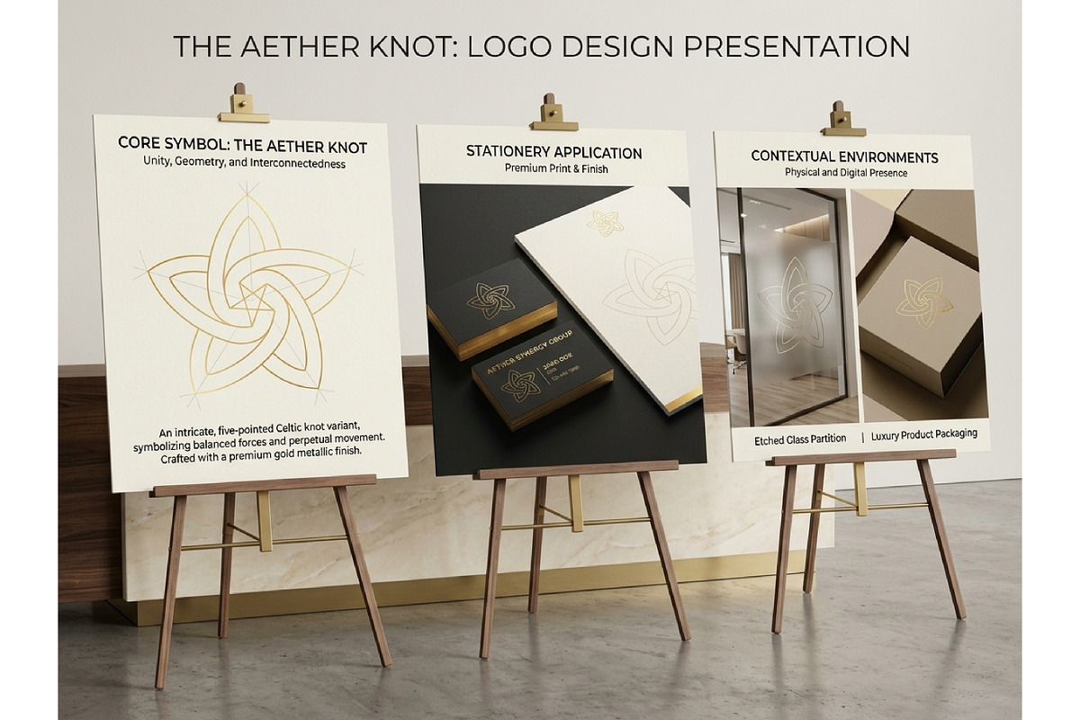 Knot Gold Star Geometric Elegant, a Branding & Logo Template by Saba Vector (Photo 4 of 4)