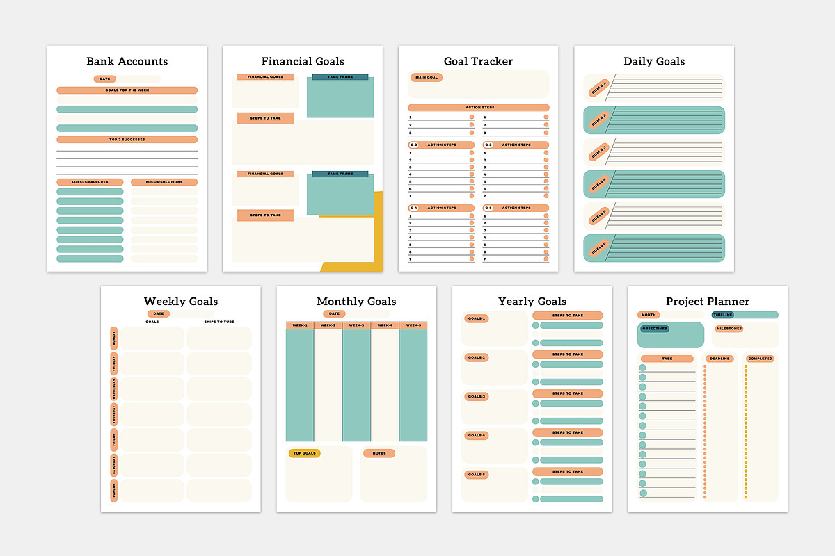 Mom and School Planner Bundle Pack, a Stationery Template by MNT-Creator (Photo 4 of 5)